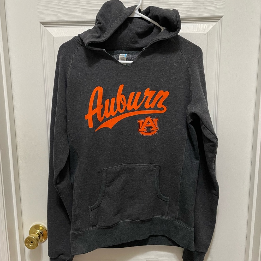 Ladies Dark Gray Auburn Hoodie Size Medium